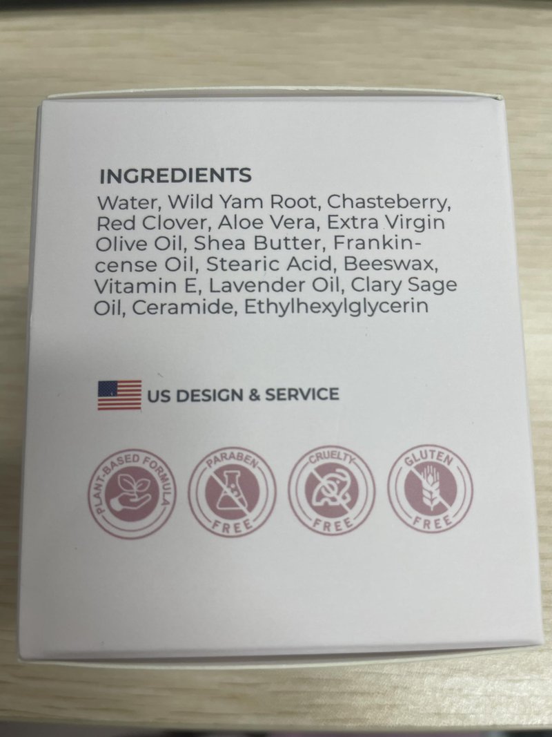 Wild Yam Cream 4oz, Organic Balancing Cream for Women, Deep Nourishment and Hydration, Made With Wild Yam Root, Chaste Tree Berry and Red Clover