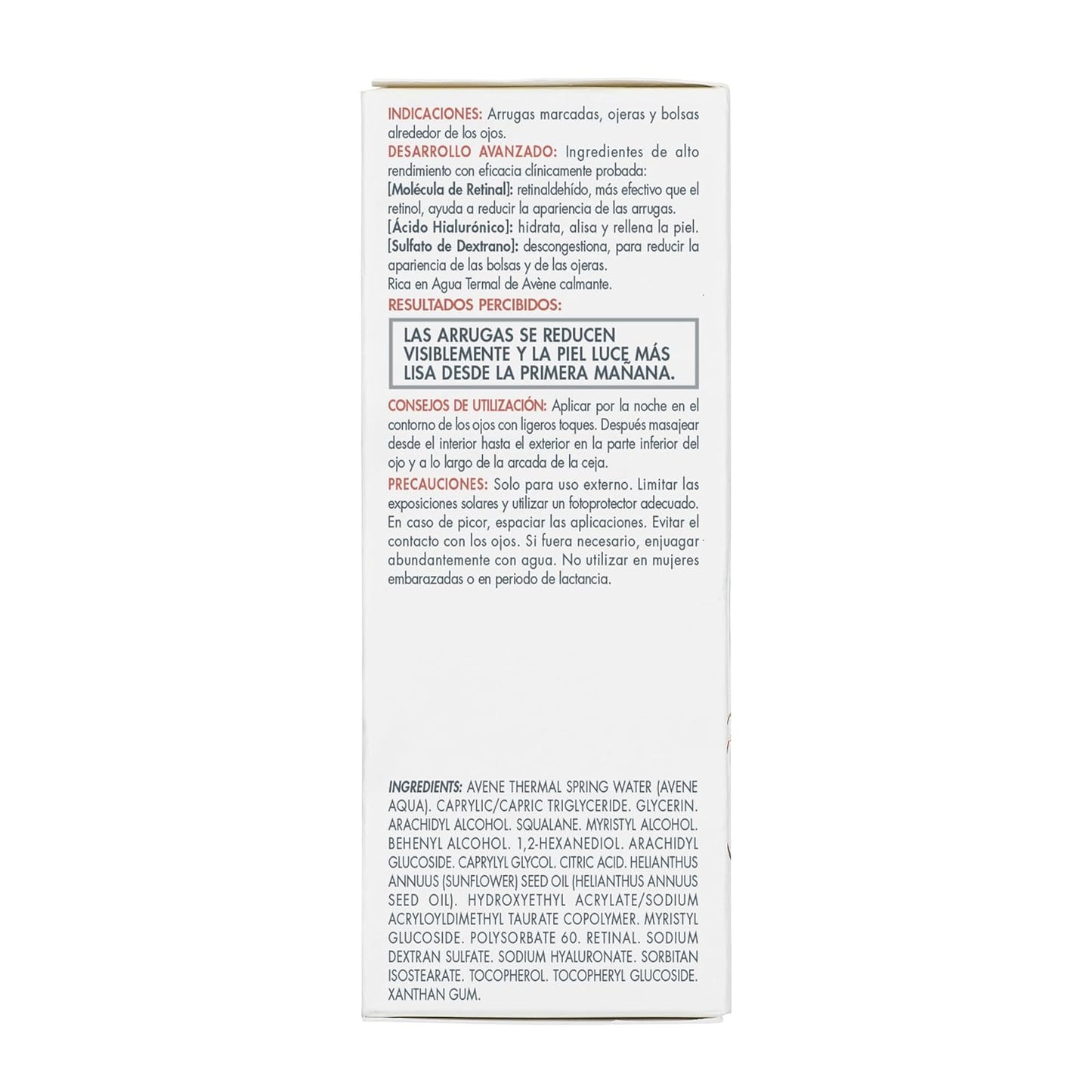 Avène Advanced 3-In-1 Eye Cream | Retinaldehyde & Hyaluronic Acid, Reduces Wrinkles & Dark Circles