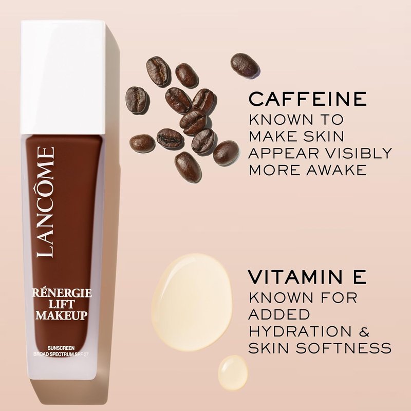 Lancôme Renergie Lift Makeup Foundation - Lightweight Hydrating Formula, Medium-Full Coverage, SPF 27 | Anti-Aging & Lifting Benefits