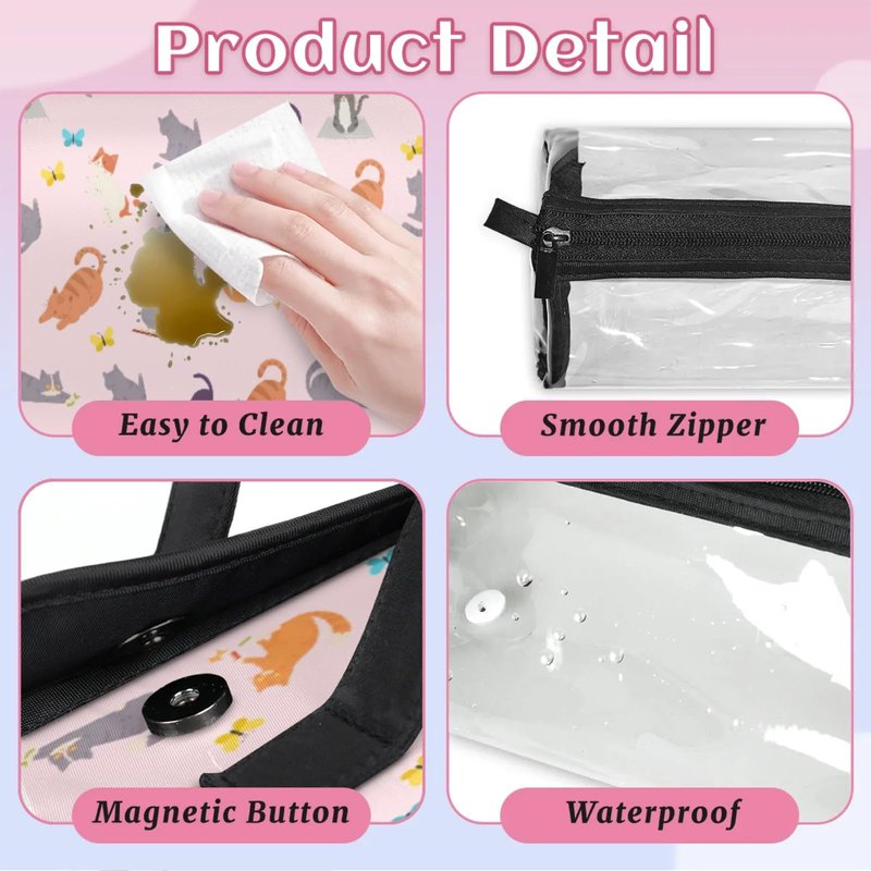 Hanging Roll Up Makeup Bag, Cosmetic Bag for Women, Watercolor Flower Travel Folding Toiletry Bag with 4 Removable Compartments, for Storing Cosmetics, Toiletries, Personal Care Products