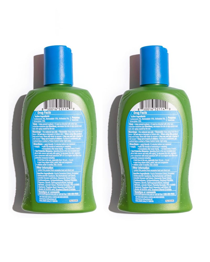Bullfrog Quik Gel Sunscreen SPF 50 | Oxybenzone & Octinoxate Free | Broad Spectrum Moisturizing UVA/UVB, 5oz, 2 pack