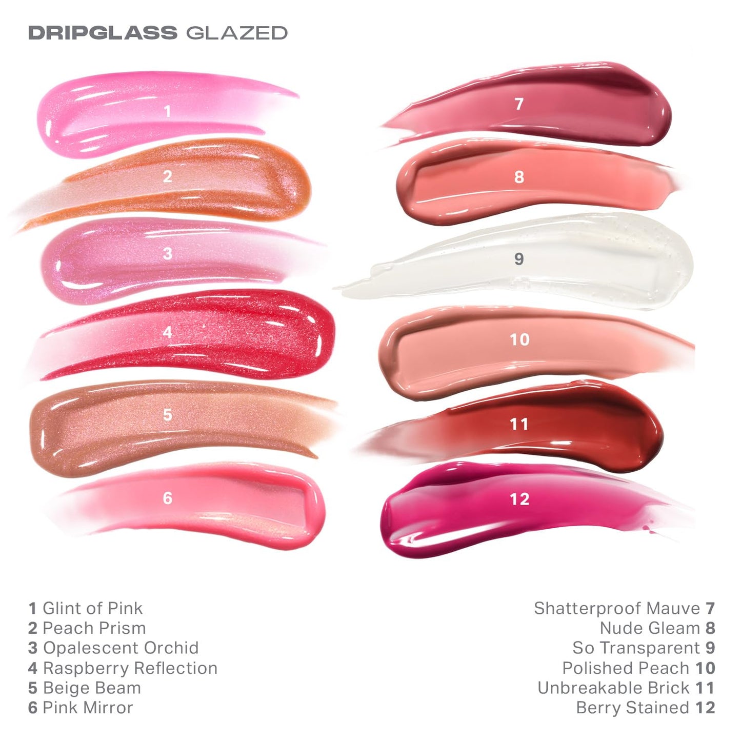 MORPHE Dripglass Glazed High Shine Lip Gloss - Glide On Juicy, Semi-Sheer & Nourishing Lip Color - Buildable Formula Infused with Plant-Derived Squalane & Vitamin E
