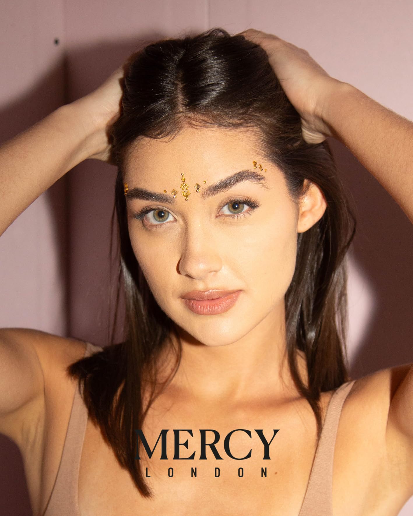 Priyanka Gold Bindis ✮ MERCY LONDON Crystal Indian Bindi Face Jewels Gold Silver Multi Packet Bridal