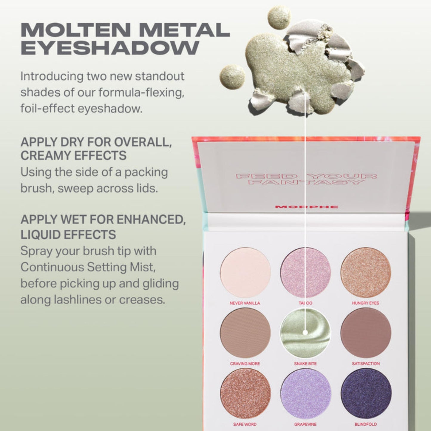 MORPHE Rich & Foiled Artistry Palette - Foil-Effect Eyeshadow Palette with Matte, Shimmer & Foil Finishes - Brown & Gold Eyeshadow with Luminous Payoff - (0.35 oz)