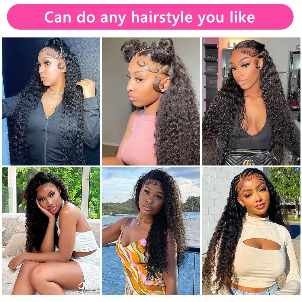 Kinky Curly Lace Frontal Closure - 16 Inch Unprocessed Brazilian Virgin Hair | HD Transparent Ear to Ear with Baby Hair