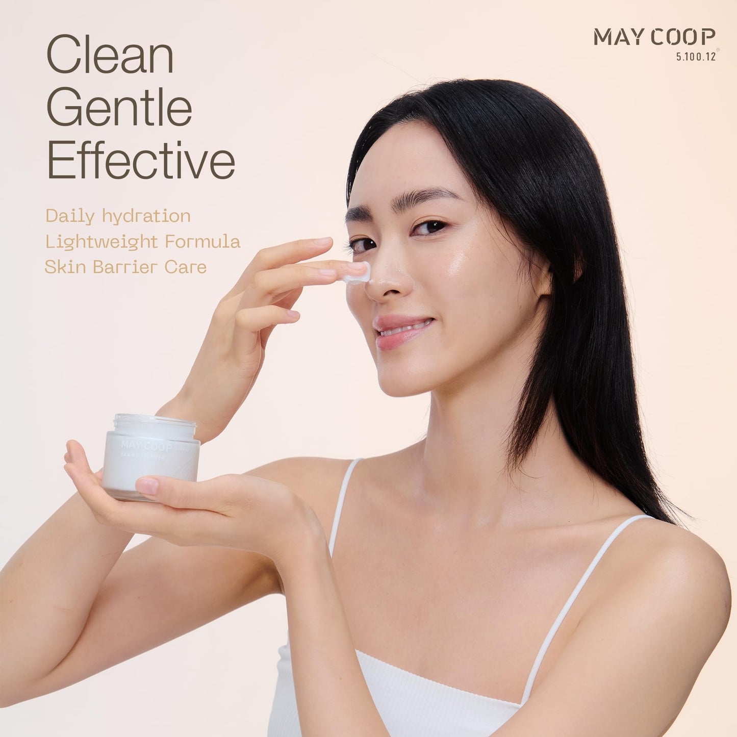 MAY COOP Raw Moisturizer Face Cream | Korean Skincare, Daily Hydrating Cream | 69% Maple Sap, Softening, Nourishing, Lightweight Gel, Vegan, Sensitive Skin, Anti-Aging
