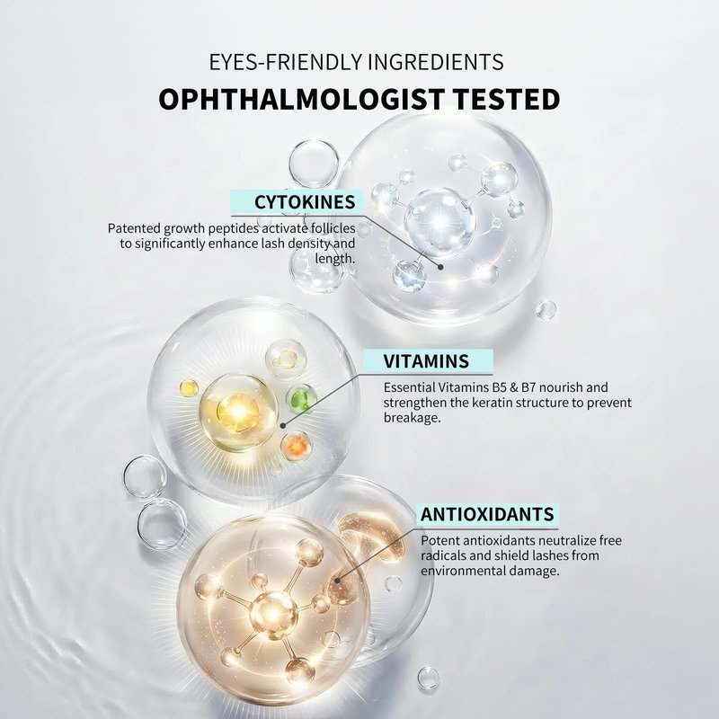 MD Lash Factor Eyelash Conditioner Advanced Lash Enhancing Serum for Longer Thicker Fuller Looking Lashes Cruelty-Free for Sensitive Eyes 0.2 fl oz, 6-Month Supply