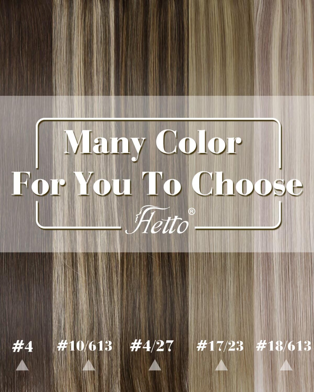 Hetto Ponytail Extension Human Hair Black 12Inch 70g