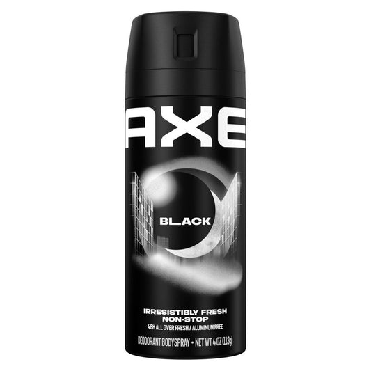 AXE Body Spray Deodorant for Men Black for Long Lasting Odor Protection Frozen Pear & Sandalwood Men's Deodorant Formulated Without Aluminum 4.0 oz