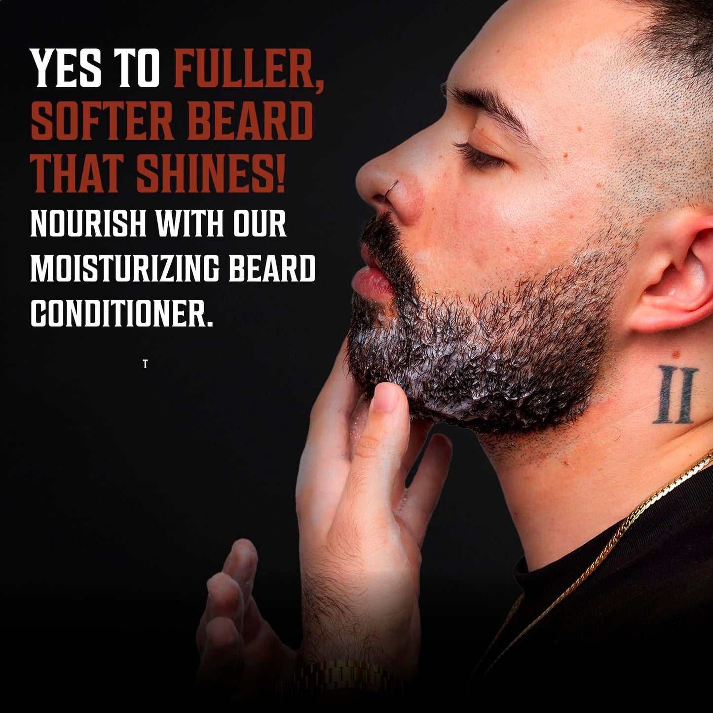 Viking Revolution Beard Wash and Beard Conditioner for Men with Argan Oil and Jojoba Oil - Beard Softener and Strengthener Beard Care Beard Shampoo and Conditioner with Beard Oil (10oz, Majestic Oud)