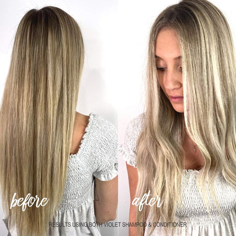 Pure Blonde Violet Conditioner - Nourishing Hair Treatment for Radiant Color | 12 oz