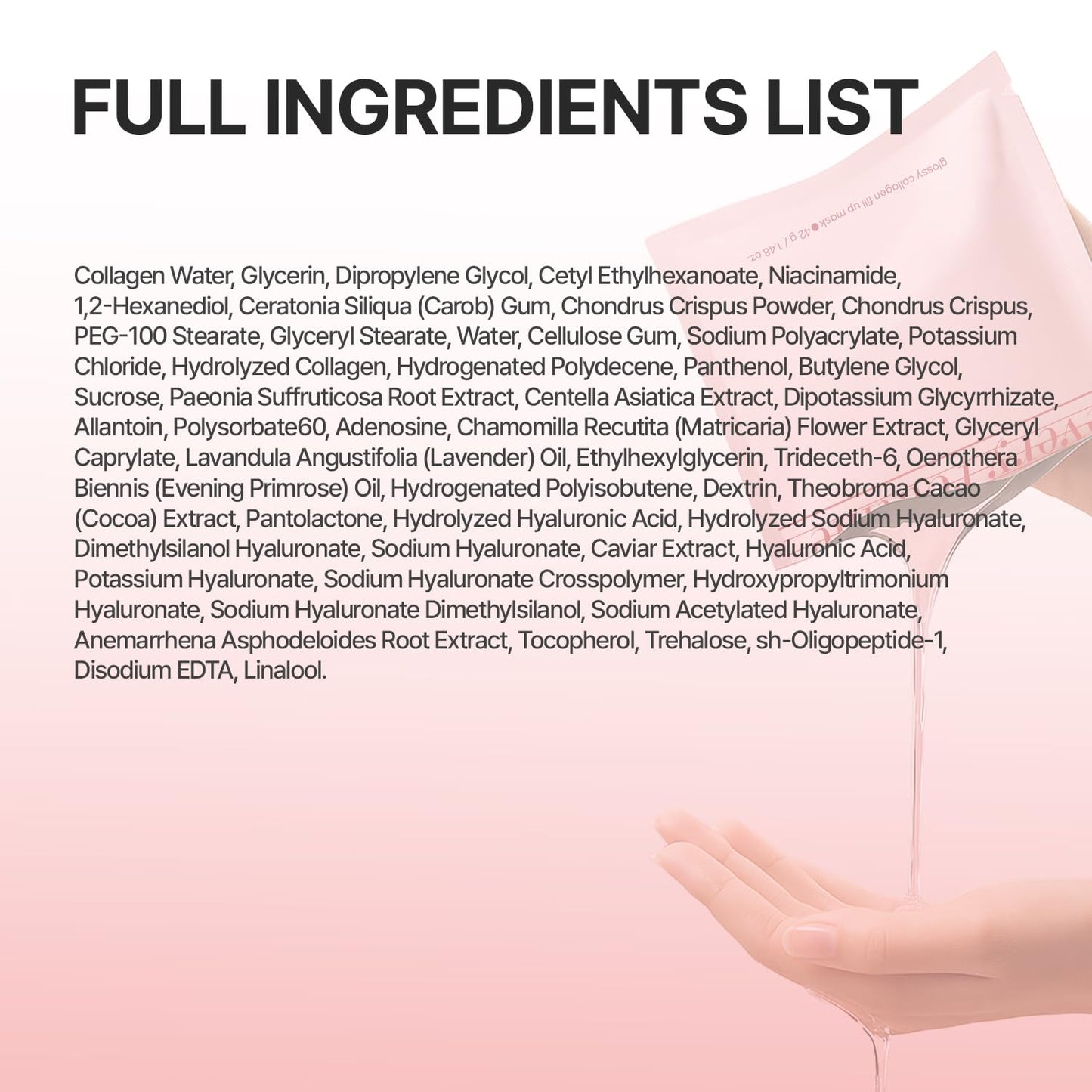 every routine Glossy Collagen Fill Up Mask Hydrating Hydrogel 1.48oz X 4ea