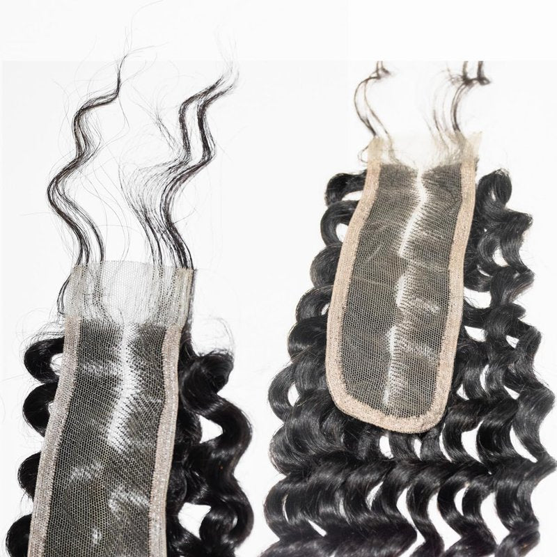 2x6 Kinky Straight Lace Closure Brazilian Human Hair Coarse Italy Yaki Closure 6x2 Frontal For Black Women Pre Plucked Natural Black (2x6 kinky straight closure, 14inch)