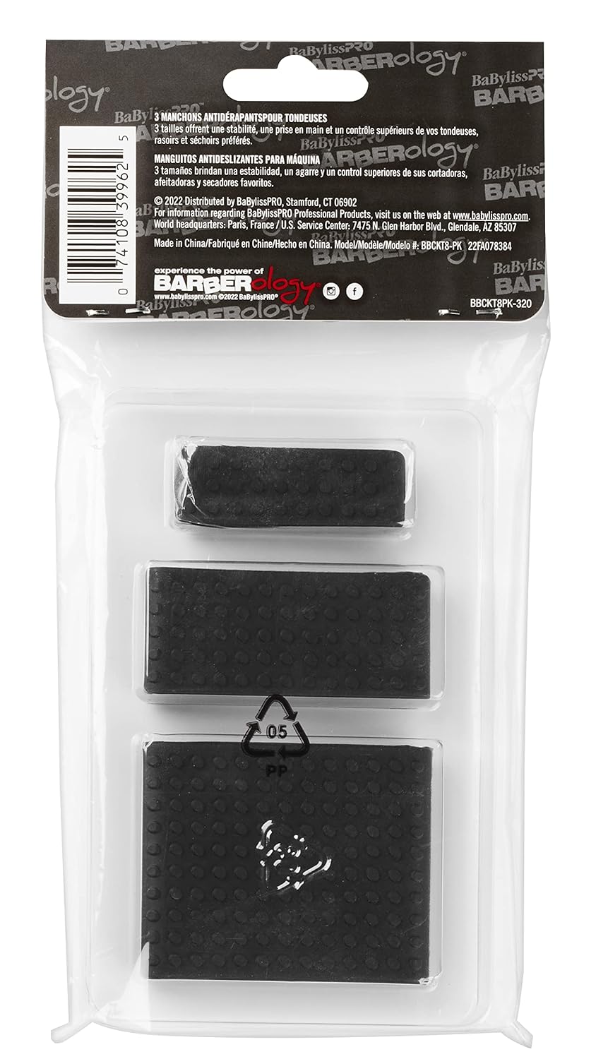 BaBylissPRO Clipper Grips for Barbers - Ergonomic Design for Precision Cutting
