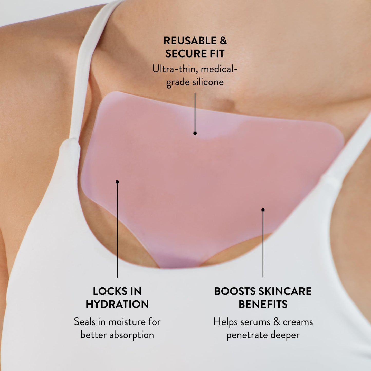 Nurse Jamie Skin Perfecting Silicone Neck Wrap – Reusable Anti-Aging Treatment for Fine Lines, Crepey Skin & Firmness
