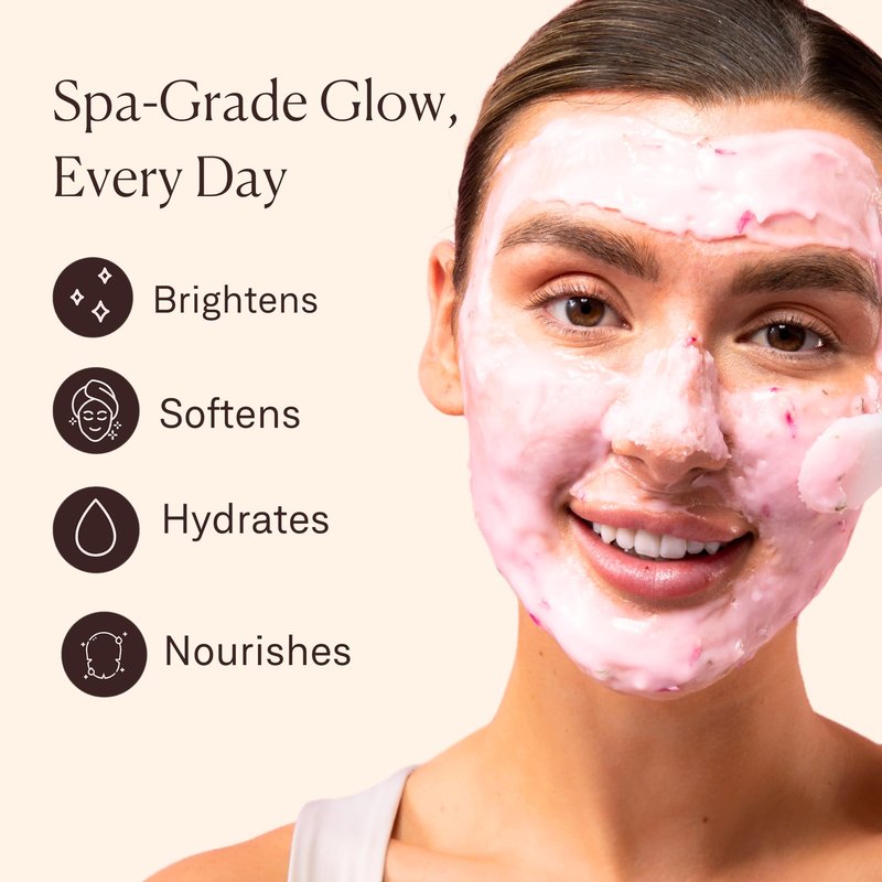 Jelly Mask for Facials - 12 Flavors Hydrating & Brightening Jelly Face Masks | Free Jade Roller & Spatula | Bulgarian Rose, Lavender, Hyaluronic Acid, 24K Gold face mask skin care |Vajacial Jelly Mask