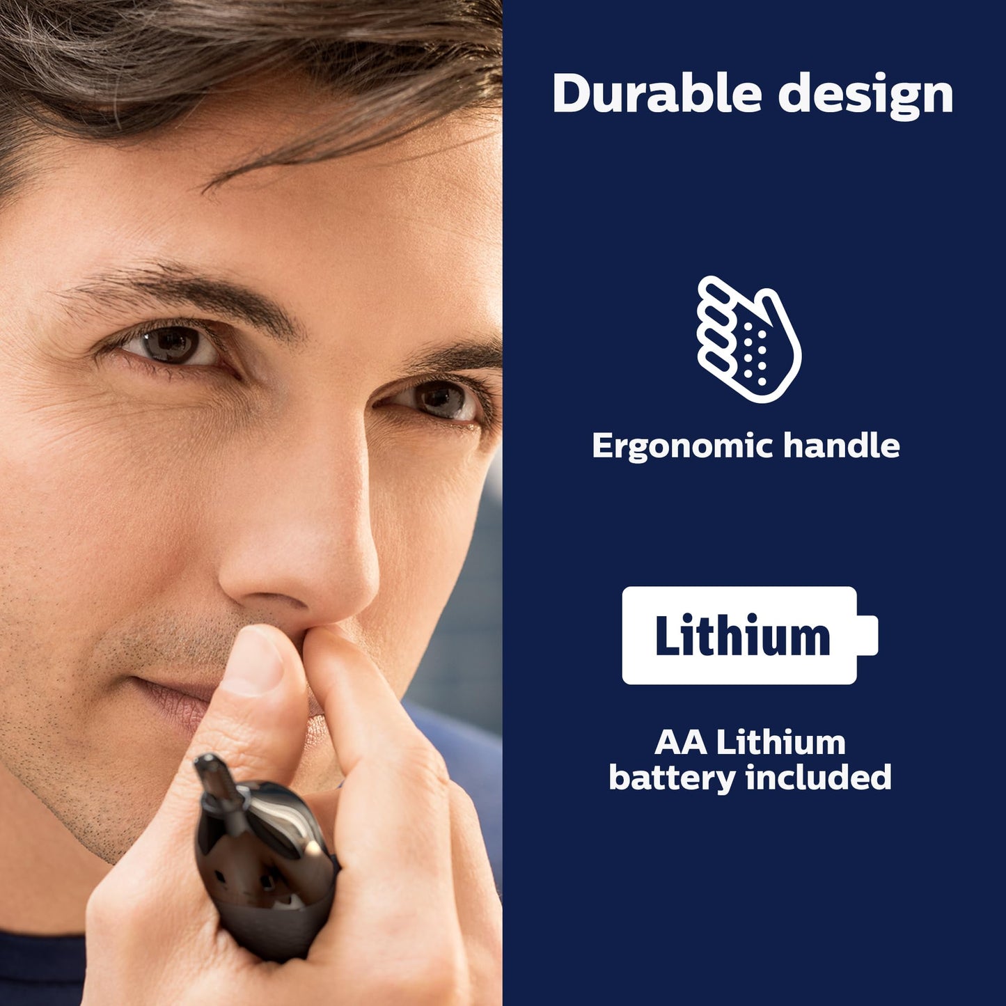 Philips Norelco Shaver, Rechargeable Wet & Dry Electric Shaver with Pop-Up Trimmer and Storage Pouch