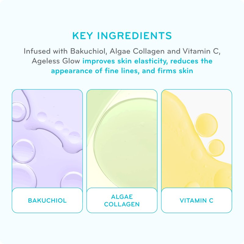 pūrlisse Ageless Glow Serum BB Cream SPF 40 - Glowy Tinted Moisturizer with SPF - Korean Skin Care Formula with Vitamin C & Bakuchiol to Firm, Brighten & Even Skin - Fair (1.4 oz)