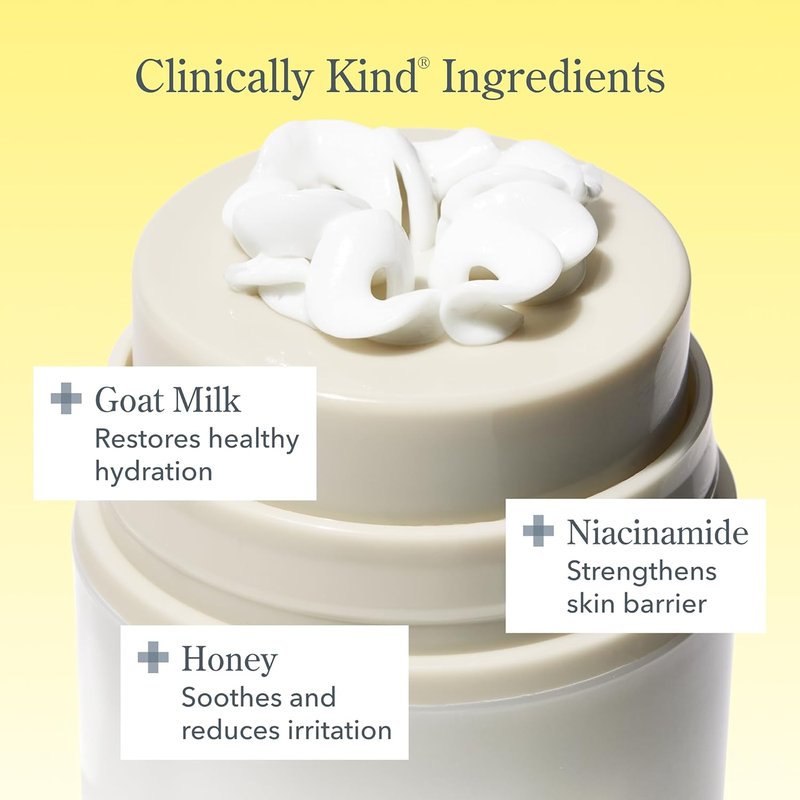 Beekman 1802 Mushroom Milk Eye Cream & Bloom Cream Moisturizer - Sensitive Skin, Anti-Aging | 0.68 fl oz & 1.69 fl oz