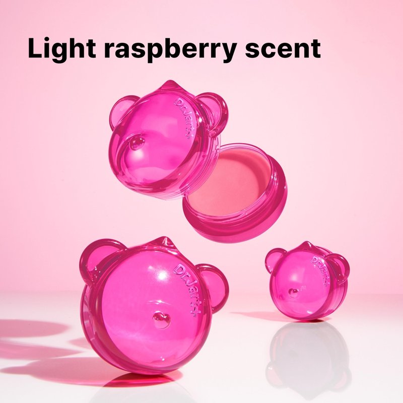 Dr.Jart+ Vital Hydra Solution Jelly Bear Korean Overnight Lip Mask with Hyaluronic Acid, Sheer Pink Tint and Light Raspberry Scent | Korean Skin Care, 0.59 oz.