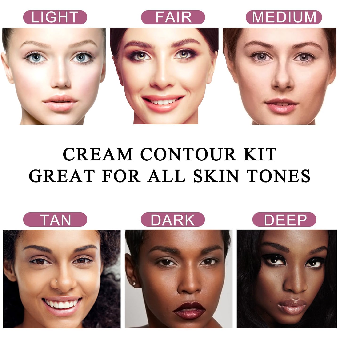 Youngfocus Cosmetics Cream Contour Best 8 Colors and Cream Contour Face Blushes