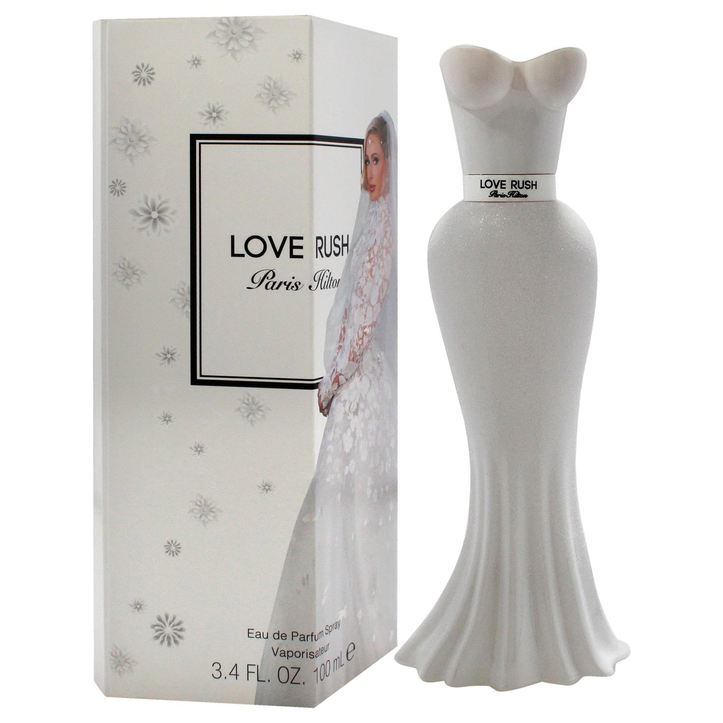 Paris Hilton Love Rush Eau de Parfum Spray Perfume for Women | Floral Fragrance | Notes of Italian Bergamot, Gardenia, Sandalwood and Vanilla | Intimate and Beautiful Long-Lasting Scent | 3.4 Fl Oz