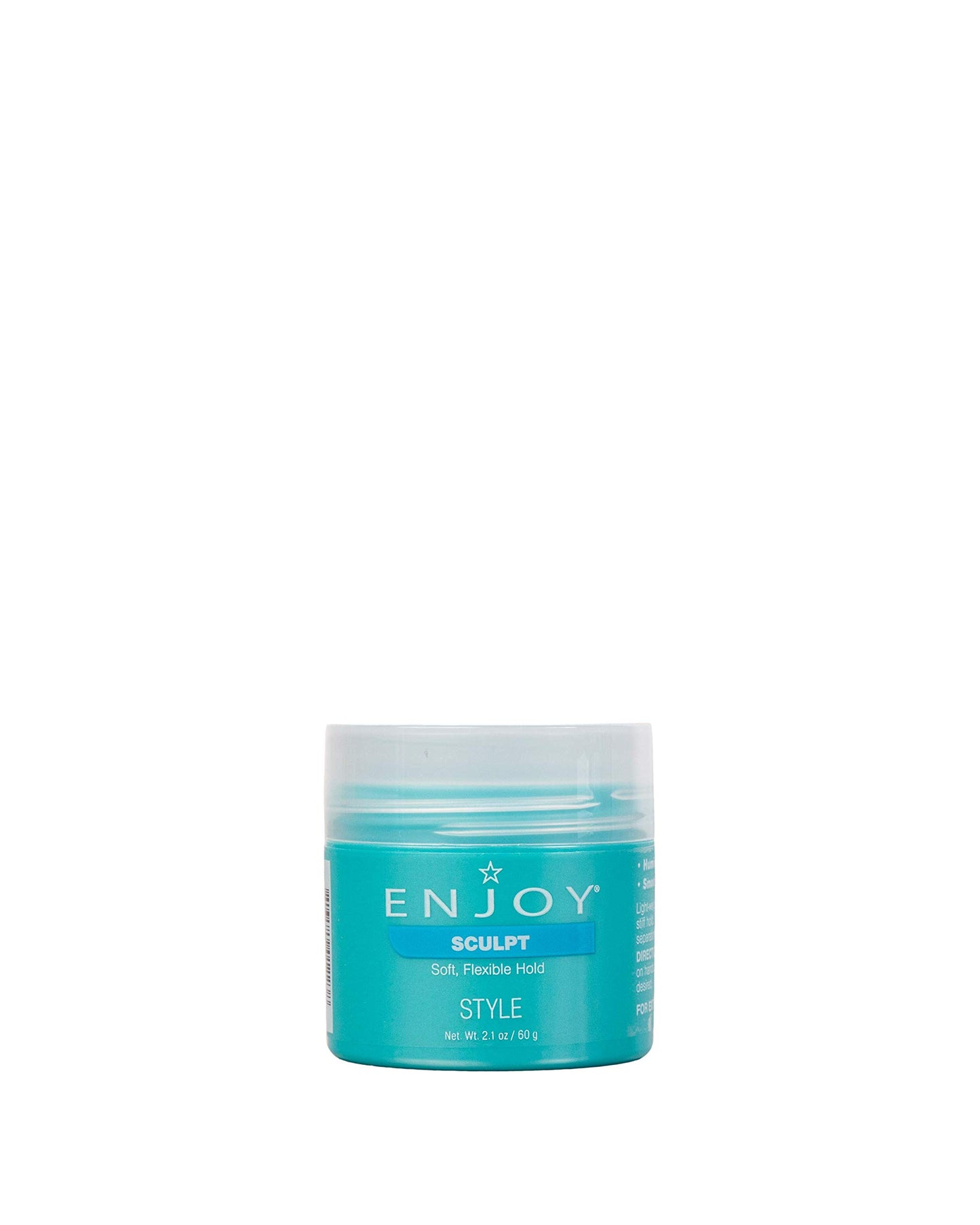Enjoy Sculpt, Creamy Lightweight Sculpting Cream, Medium Flexible Hold, Humidity-Resistant, Soft Definition & Medium Shine, 2.1 oz