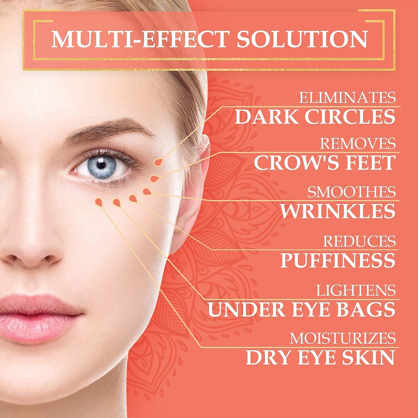 Ana Calés Under Eye Patches for Puffy Eyes Collagen Eye Mask for Dark Circles Gel Under Eye Pads for Wrinkles with Hyaluronic Acid Clear Eye Masks Under Eye Bags Treatment Men and Woman (15 pairs)
