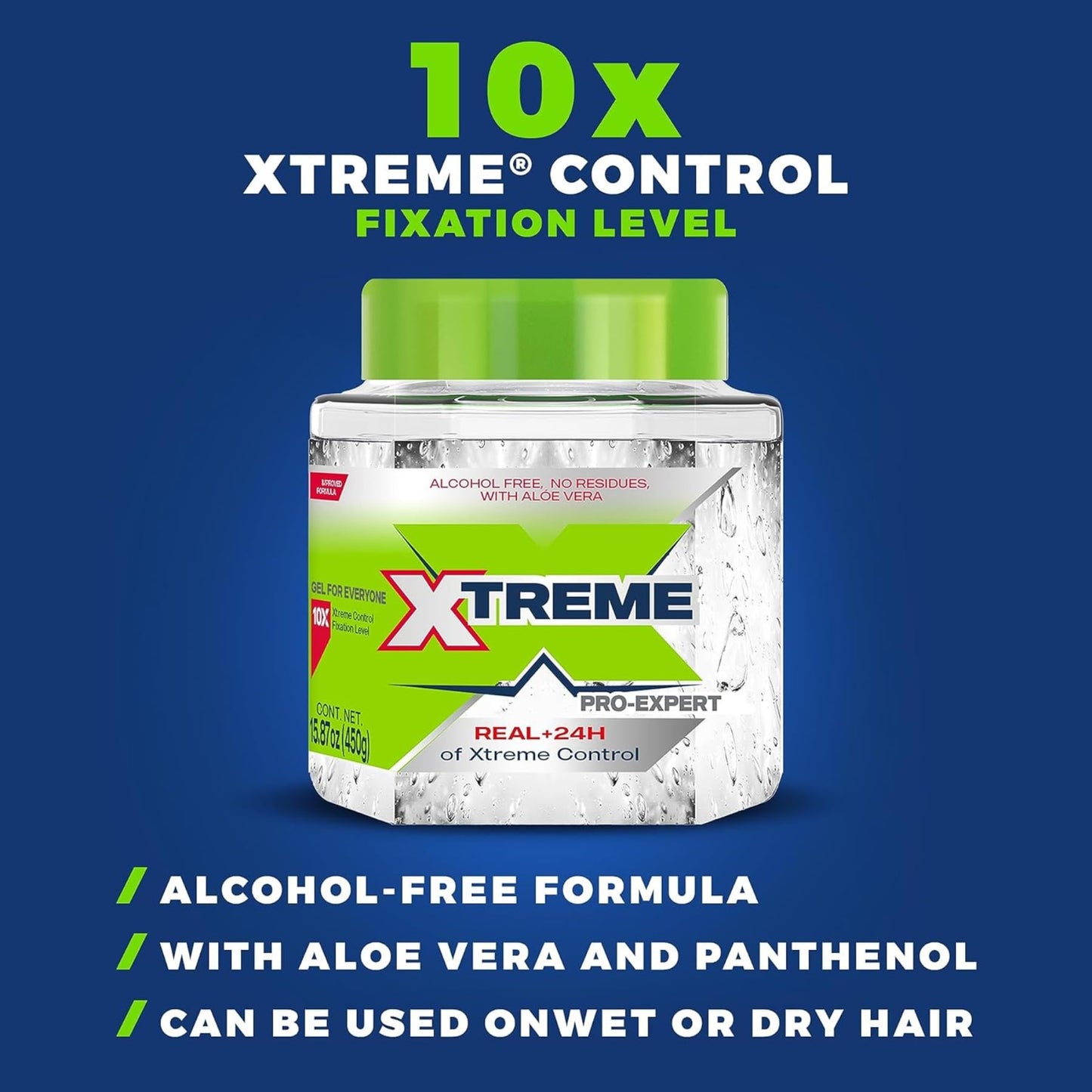 Wetline Xtreme Pro-Expert Styling Gel 15.87 Ounce (450g) (Pack of 1)