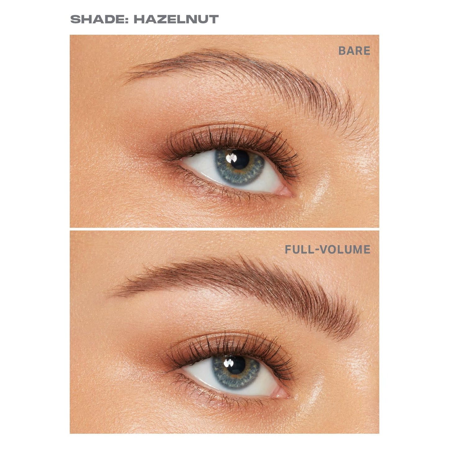 Morphe Brow Tease Eyebrow Gel Mousse - Volumizing Brow Gel to Tint, Thicken & Shape with 100% Natural Bamboo Fibers - Enriched with Conditioning Coffee Seed Oil - Hazelnut (0.16 fl oz)