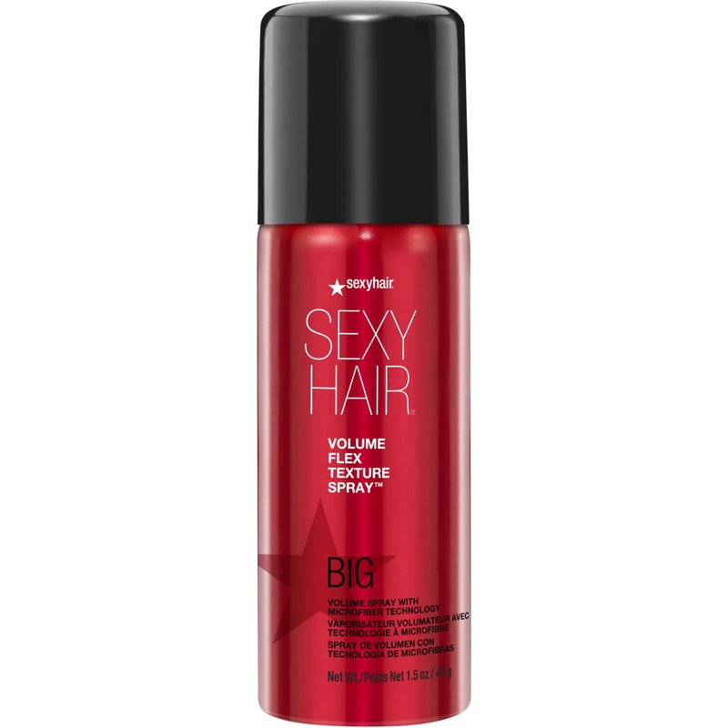 SexyHair Big Volume Flex Texture Spray with Microfiber Technology, 1.5 oz | Builds Flexible Fullness | Provides Volume Up to 2x