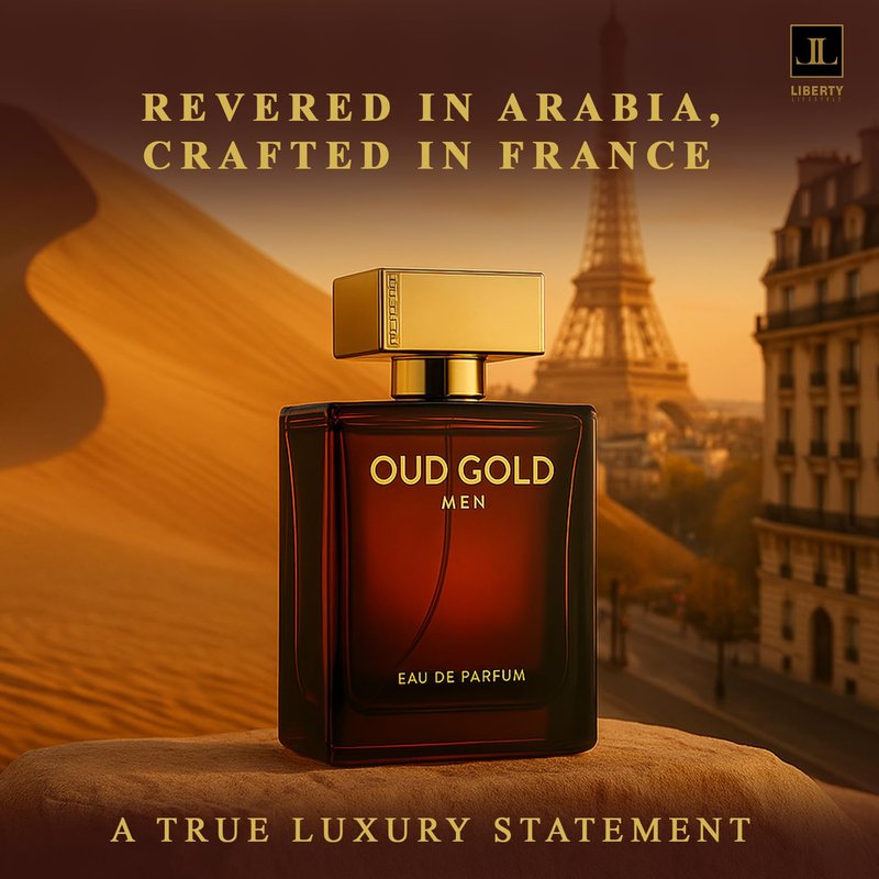 Liberty Oud Arabic Perfume for Men - Long-Lasting Oud & Citrus Scent | 50ml EDP