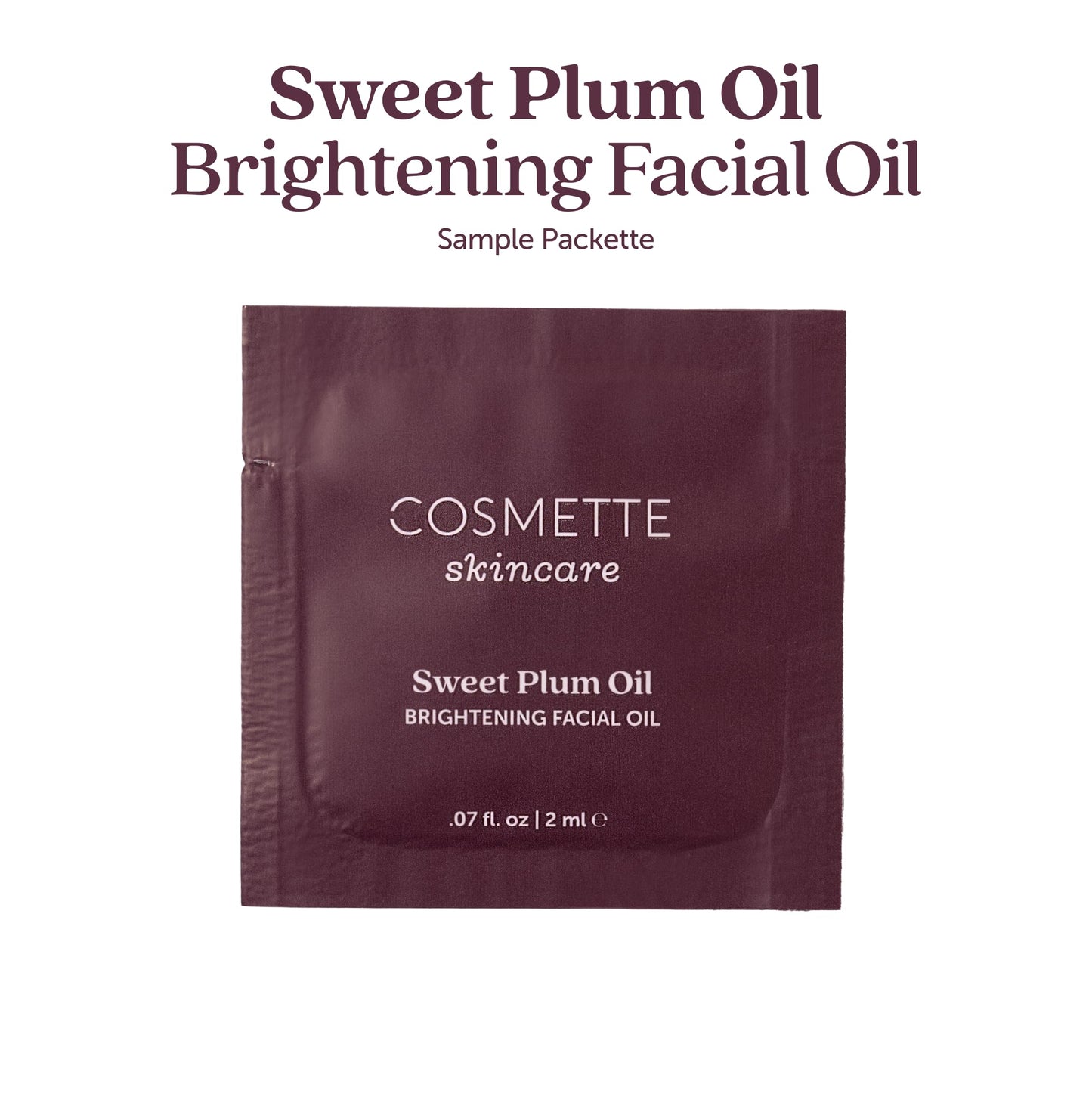 Cosmette Skincare Daily Fine Lines Solution Bundle | Dreamy Oil Detox Cleanser, Timeless Hydration Moisturizer, Sweet Plum Oil Sample Packette