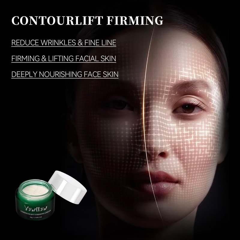 Yowllow Anti-Aging Skin Moisturizer,Hydrating & Firming Skin Cream to Help Face Neck Lifting,Tightening and Reduce Wrinkle,Lightweight Repair Cream (White, 1.75 FL OZ)