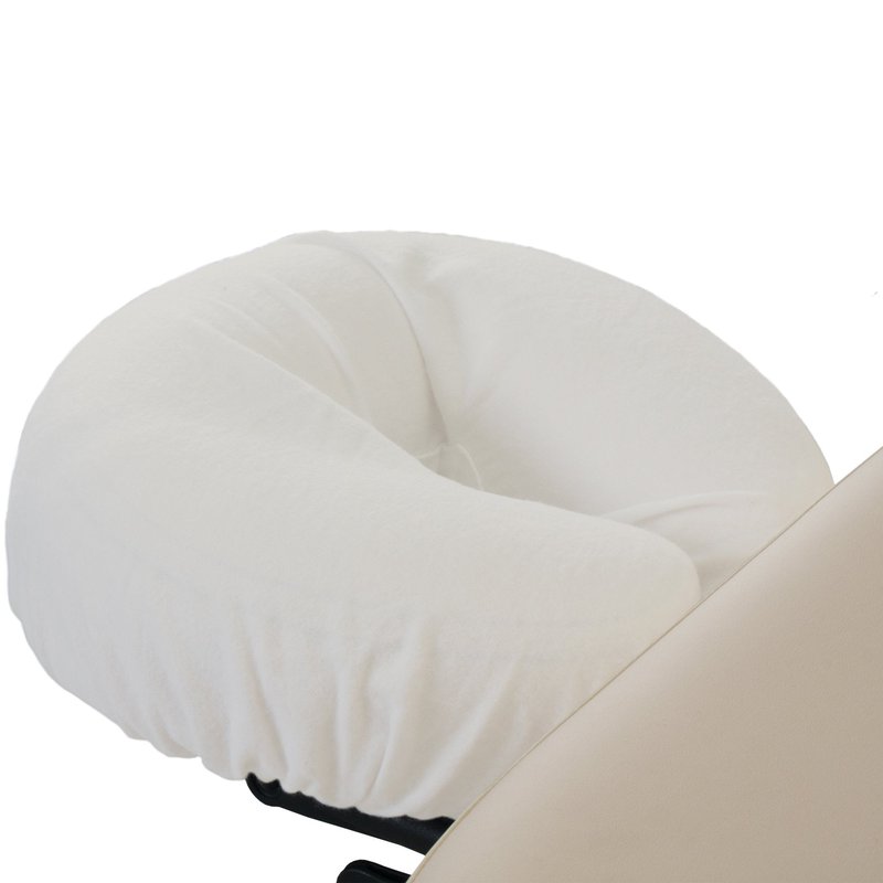 EarthLite Flannel Face Pillow Covers DURA-Luxe - 100% Natural Cotton Flannel Massage Table Headrest Covers (Set of 2)
