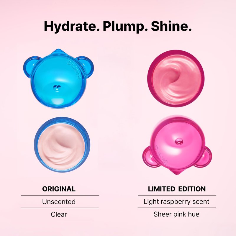 Dr.Jart+ Vital Hydra Solution Jelly Bear Korean Overnight Lip Mask with Hyaluronic Acid, Sheer Pink Tint and Light Raspberry Scent | Korean Skin Care, 0.59 oz.