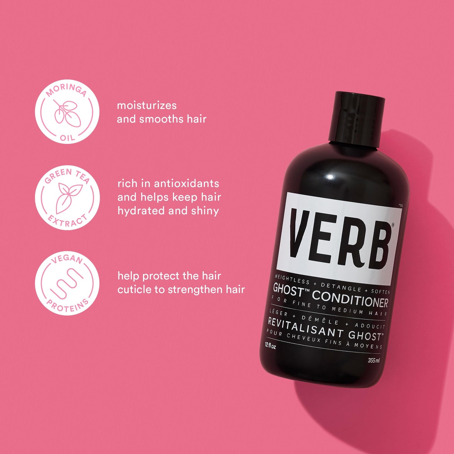 VERB Trial Kit, 6 pc - Includes Ghost Oil + Top Stylers & Samples for Volume, Moisture, Frizz Control & Heat Protection