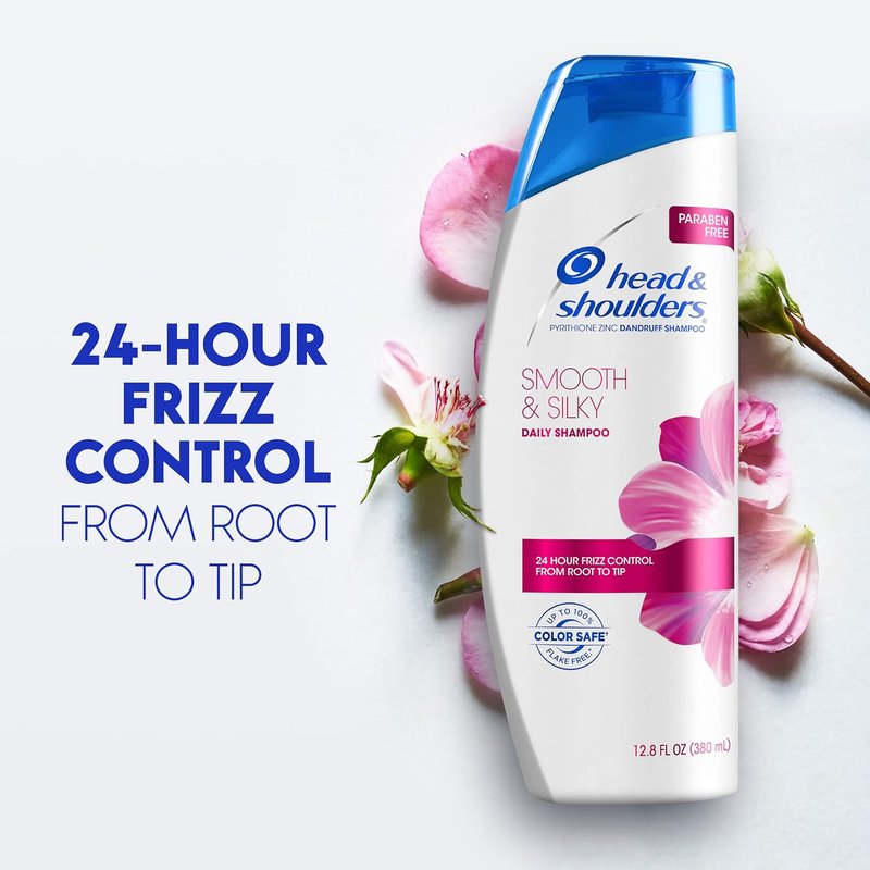 Head & Shoulders Dandruff Shampoo & Conditioner Twin Pack - Smooth & Silky | 23.4 Fl Oz