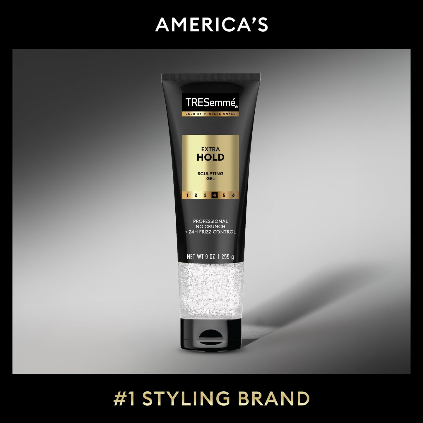TRESemmé Extra Hold Hair Gel Alcohol-Free for 24-Hour Frizz Control and Humidity Protection 9 oz
