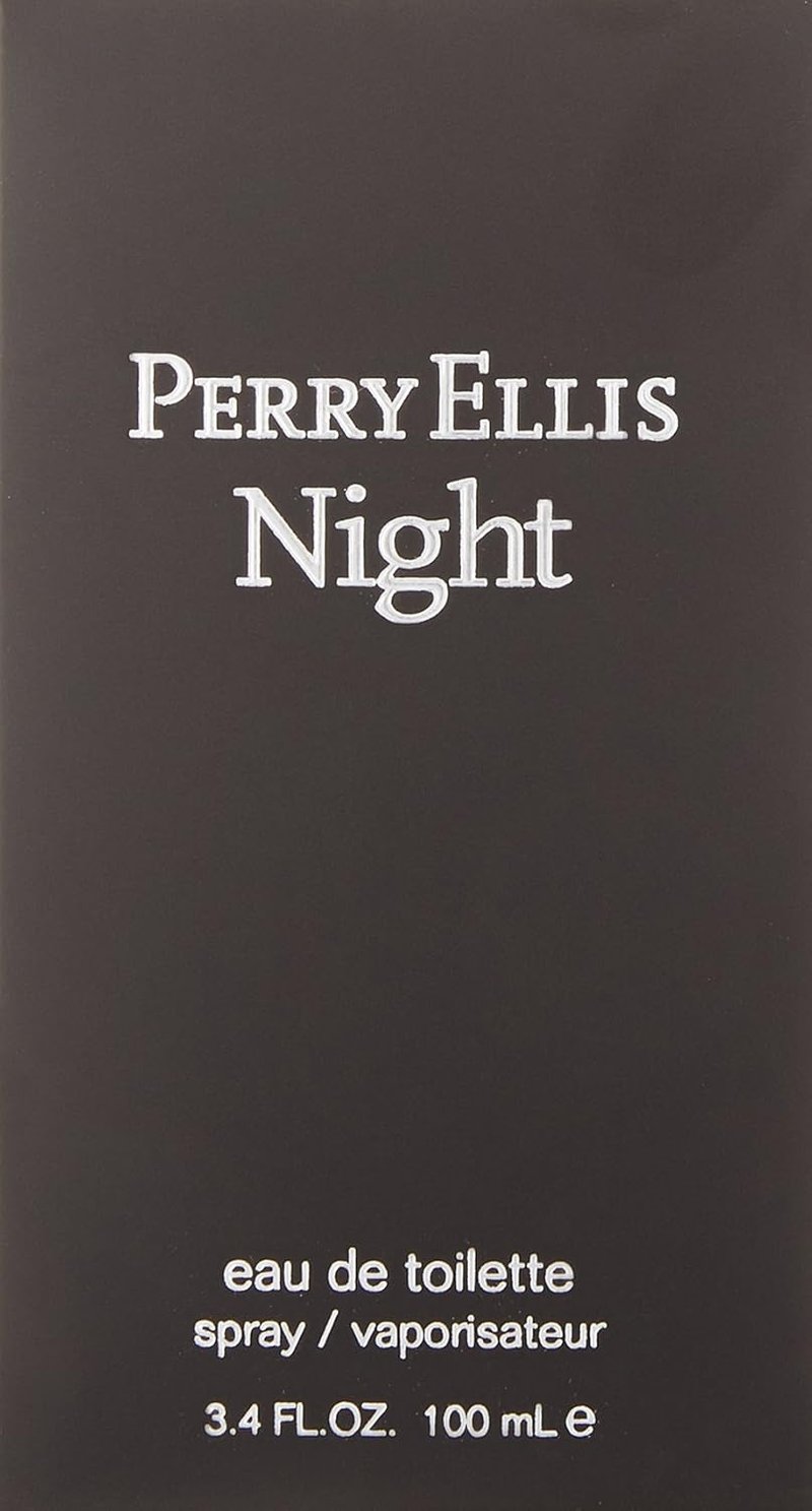 Perry Ellis Night Eau de Toilette Spray for Men - 3.4 Ounce | Sophisticated Fragrance