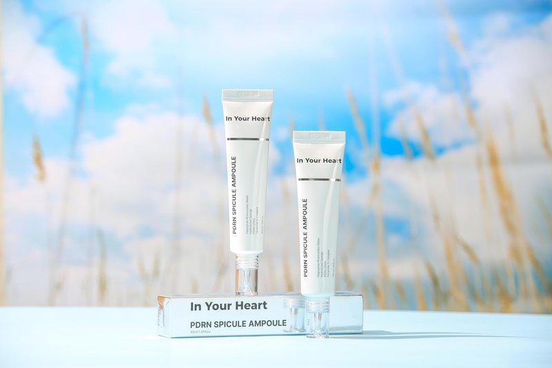 In Your Heart PDRN Spicule Ampoule – Korean Skin Serum with PDRN, Micro-Spicules, and Ceramides | Hydrating & Radiance Support | 40ml / 1.35 fl oz