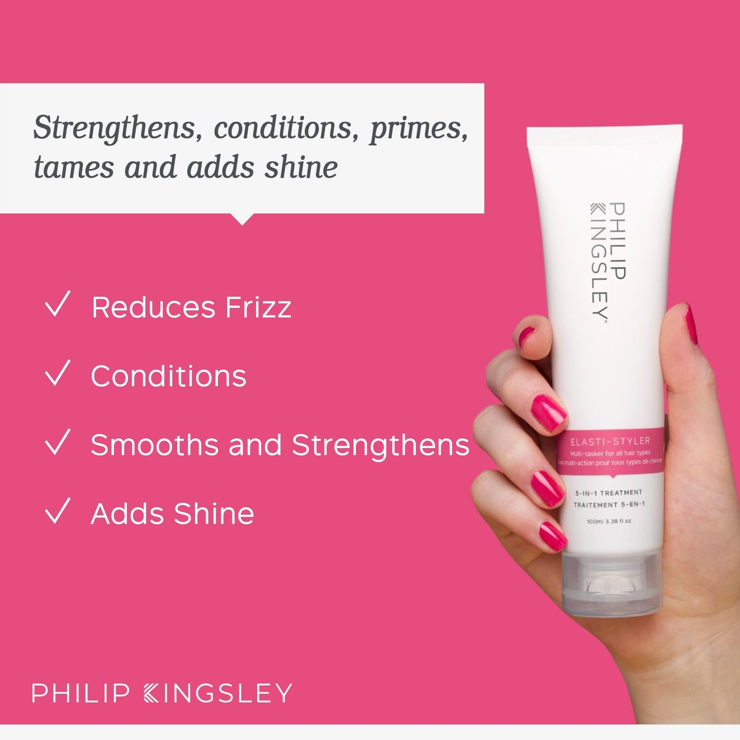PHILIP KINGSLEY Elasti-Styler - 5-in-1 Pre-Styling Serum - 1.35fl oz