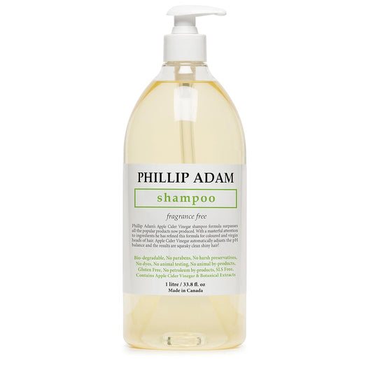 Fragrance-Free Shampoo - Sulfate & Paraben Free - pH Balanced for All Hair Types - 33.8 Ounce