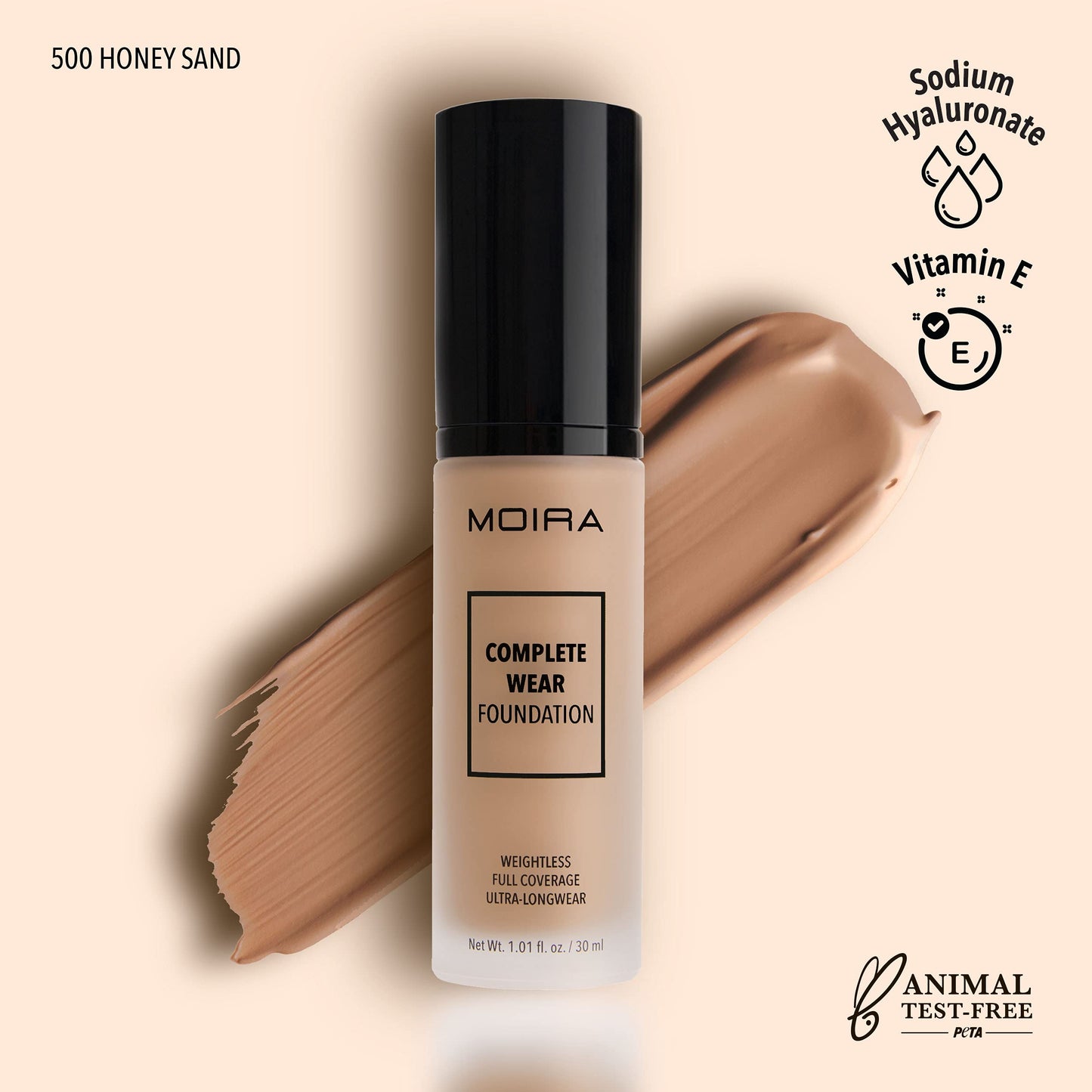 Complete Wear Foundation (500, Honey Sand)
