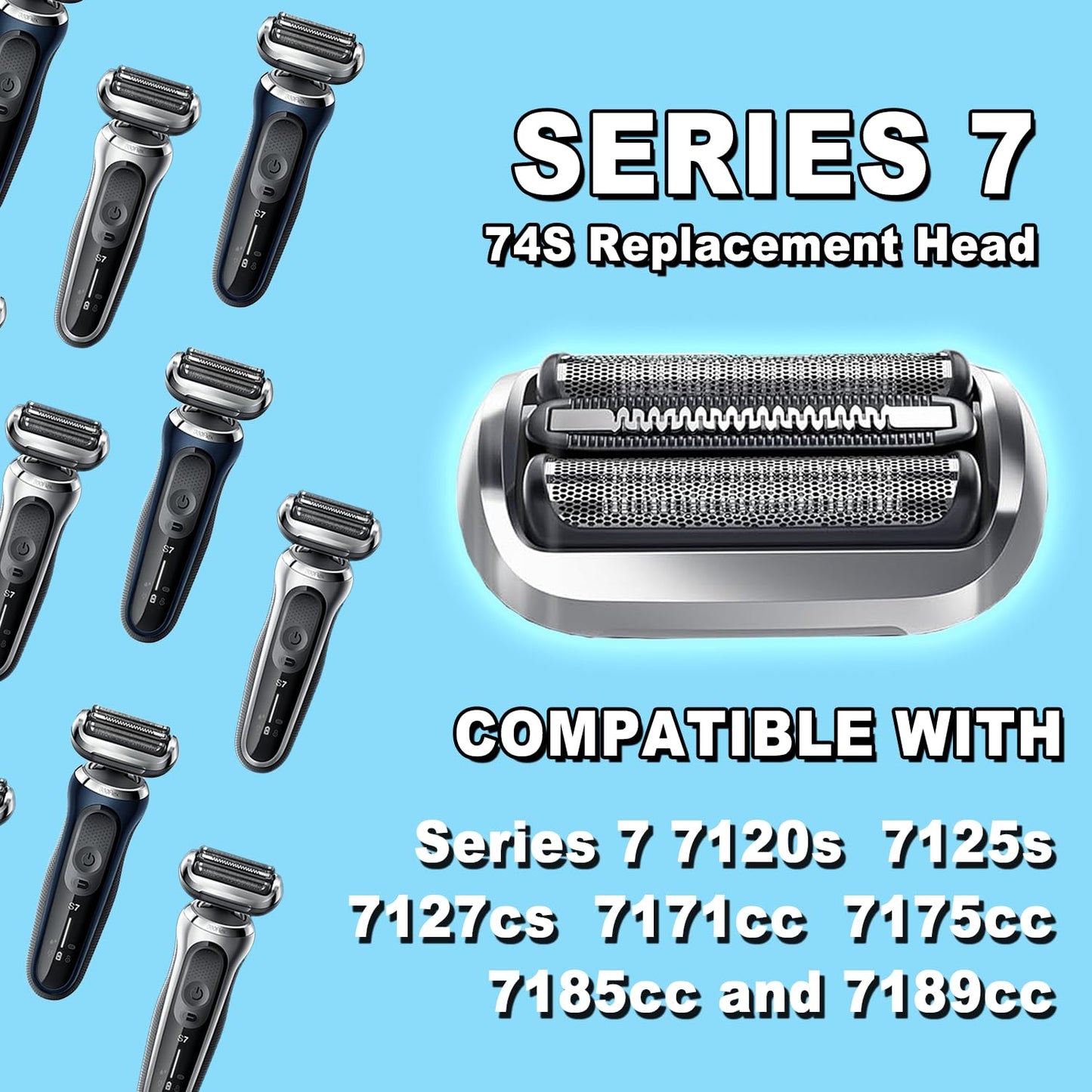 74S Series 7 Electric Replacement Shaver Head