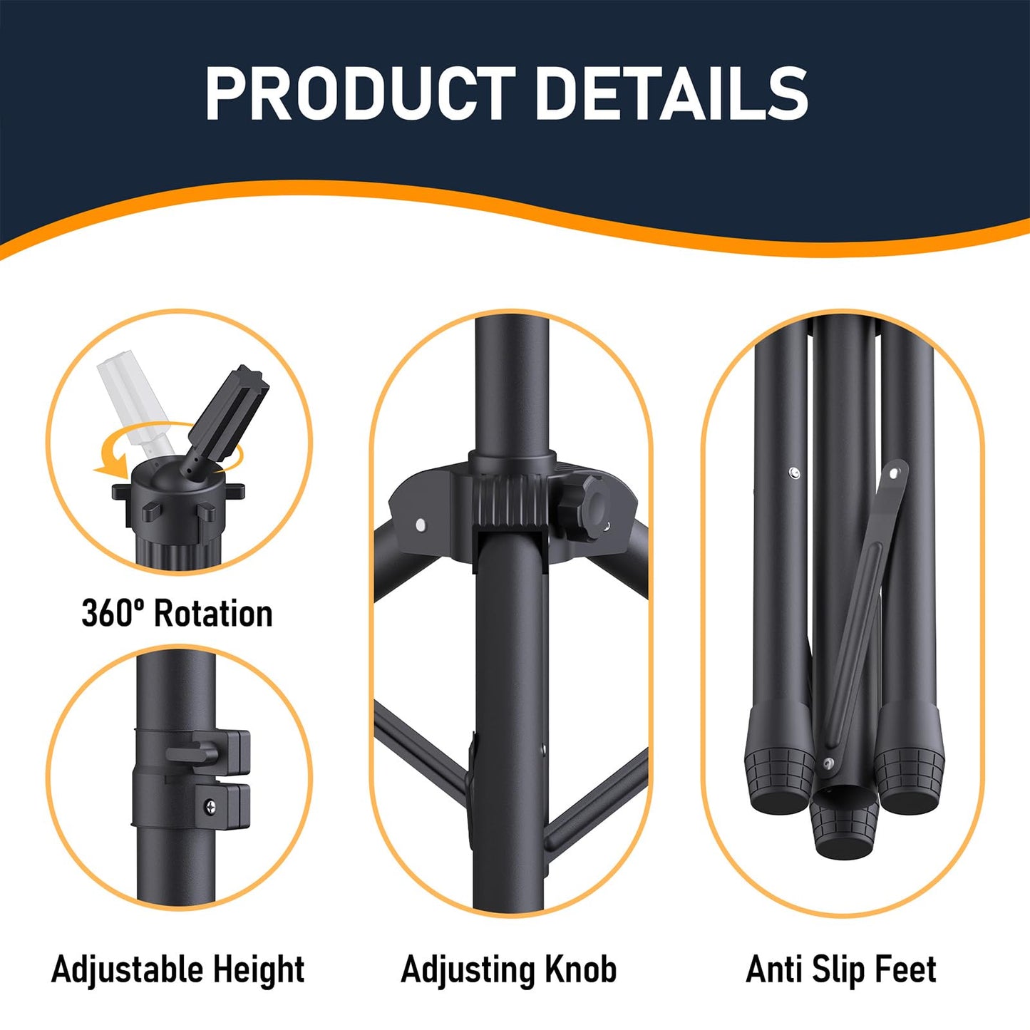 Hemndic Wig Stand with Head, Height Adjustable Wig Stand, Wig Head Stand with Mannequin Head with Extra Wig head Clamp Stand
