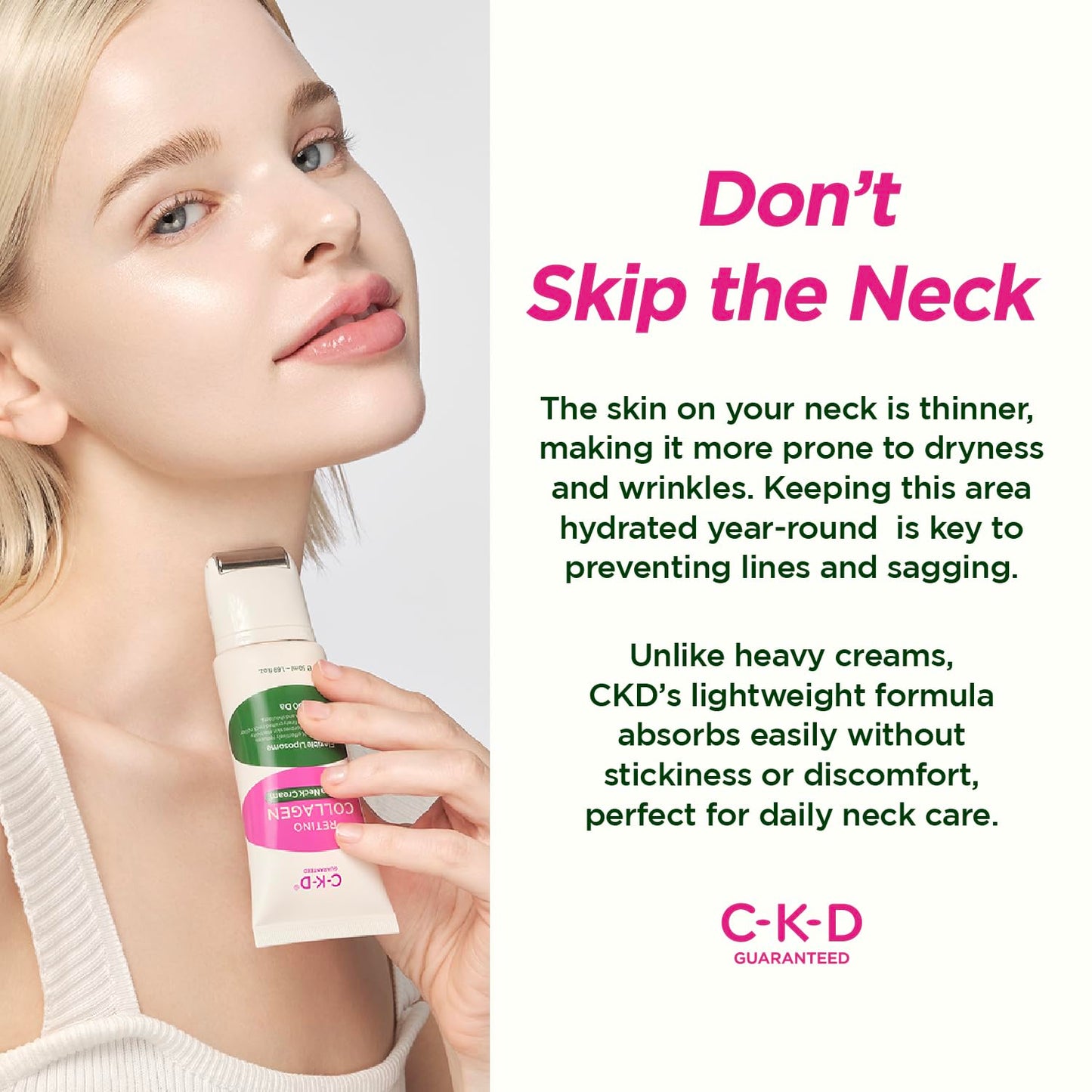 Retino Collagen Gua Sha Neck Cream - Anti-Aging Moisturizer for Turkey Neck & Wrinkles | 1.69 fl oz