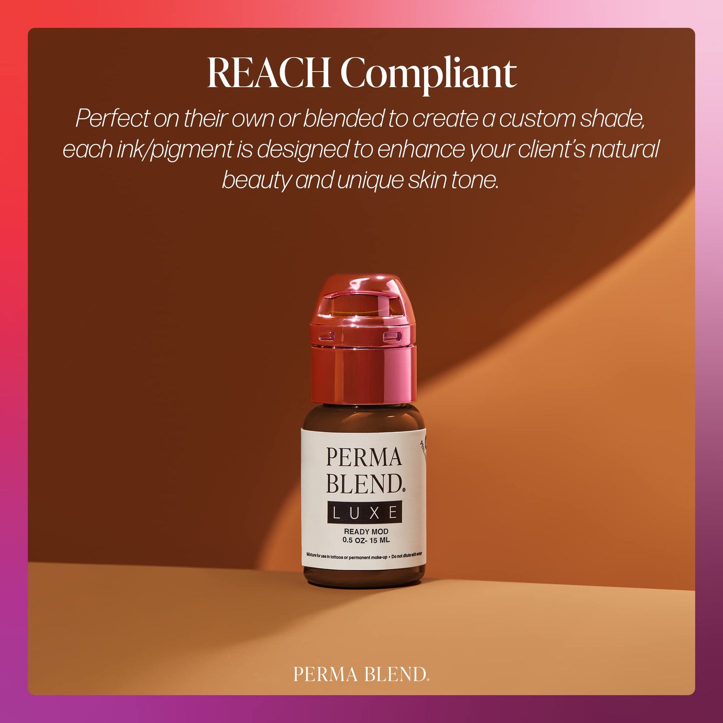 Perma Blend Luxe - Ready Mod - Microblading Ink Modifier - Professional Tattoo Ink - Enhance Ink Color - Vegan (0.5 oz)