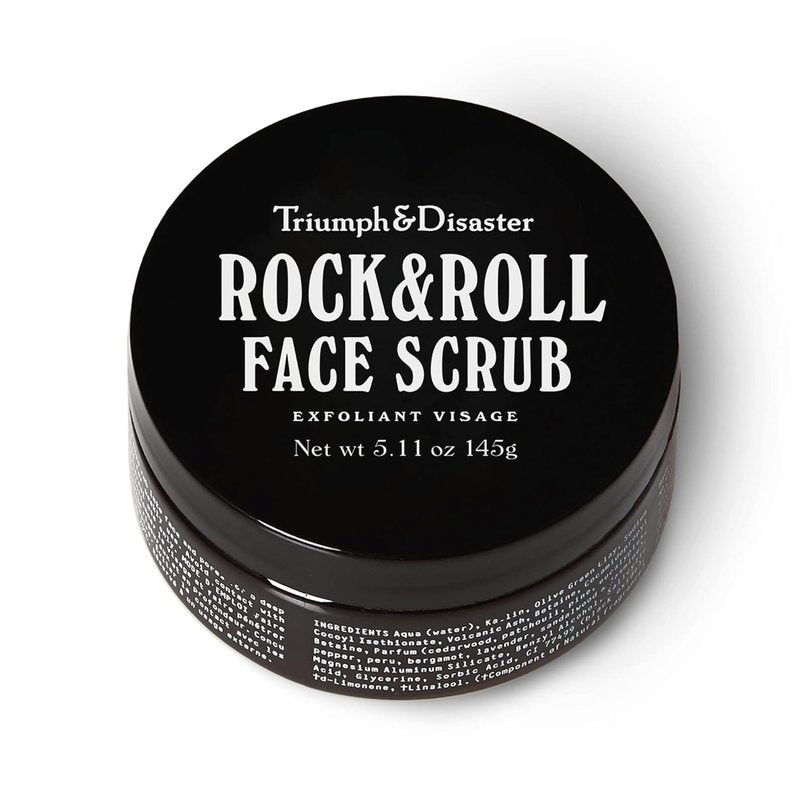 Triumph & Disaster Rock & Roll Face Scrub for Men - Natural Exfoliating Pore Cleanser | 5.11 oz