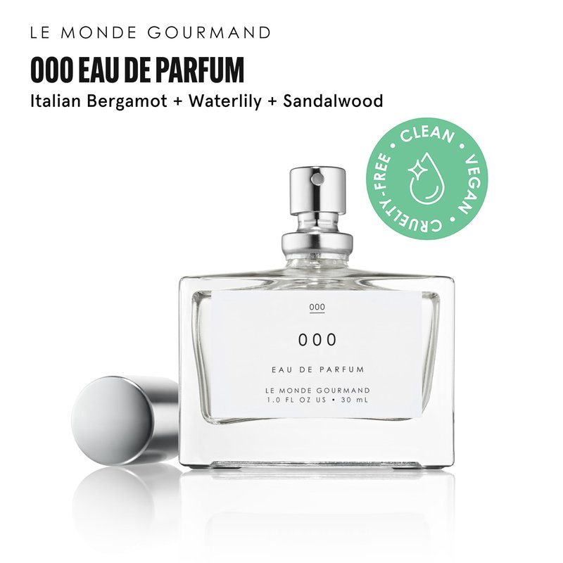 Le Monde Gourmand 000 Eau de Parfum Spray Perfume for Women, Clean Sandalwood, Bergamot & Water Lily Scent, Vegan & Cruelty Free, 1 fl oz (30 ml)
